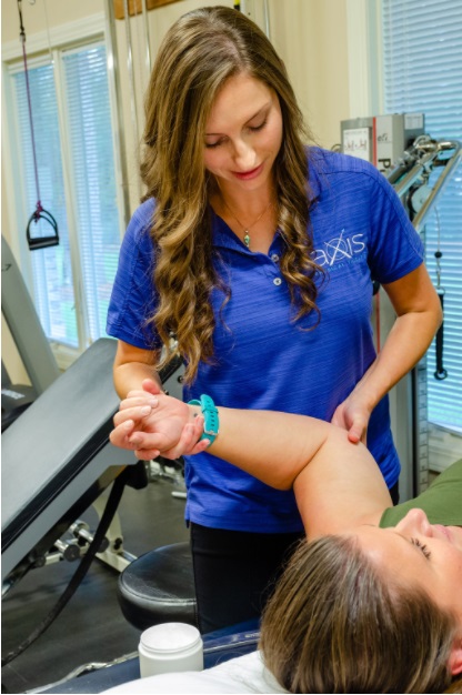 The Physical Therapy Clinic Jacksonville NC staff showing their team spirit for fun Friday